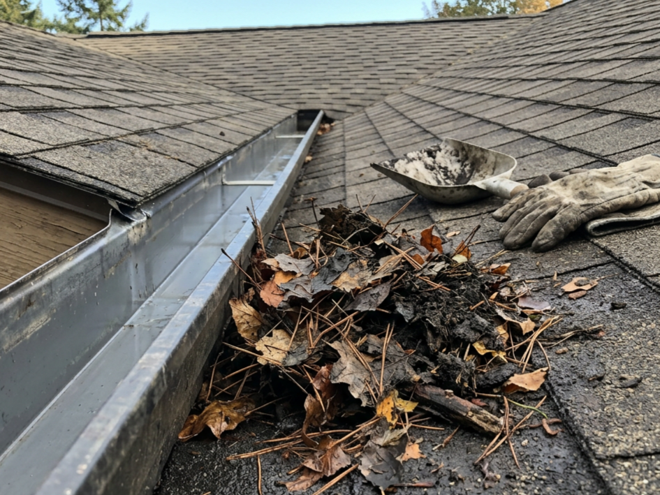 Gutter and funnel cleaning