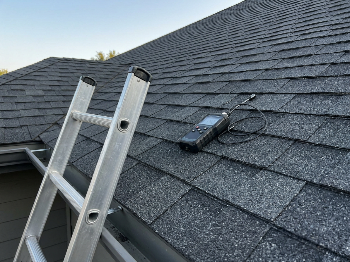 Roof condition inspection